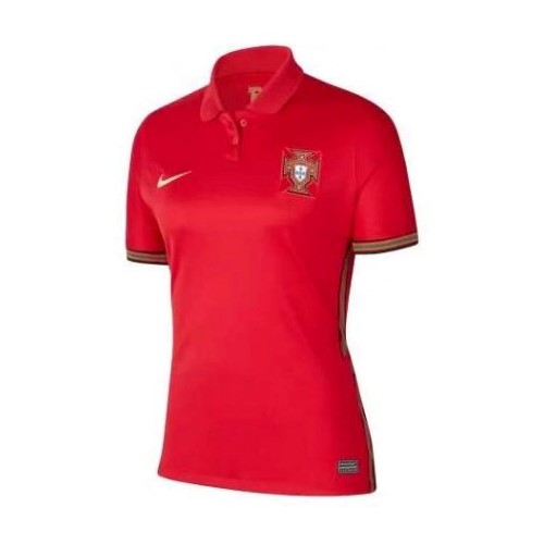 Camiseta Portugal 1ª Kit Mujer 2020 Rojo